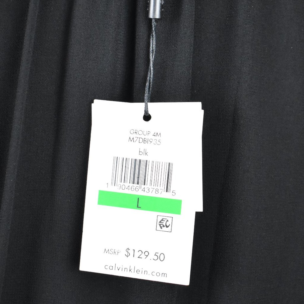 Calvin Klein Black chiffon dress cold shou… - Picture 8 of 9